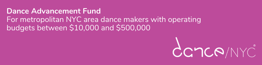 Dance/NYC Dance Advancement Fund graphic