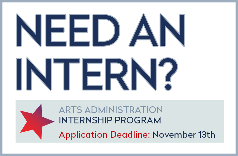Spring 2023 Arts Administration Internship Program: Apply Now!